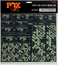 Kit de calcomanías para horquilla y amortiguador FOX - Pistacho