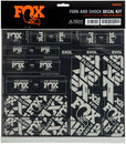 Kit de calcomanías para horquilla y amortiguador FOX - Gris acorazado