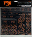 Kit de calcomanías para horquilla y amortiguador FOX - Root Beer