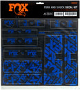Kit de calcomanías para horquilla y amortiguador FOX - Azul
