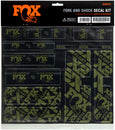 Kit de calcomanías para horquilla y amortiguador FOX - Verde oliva