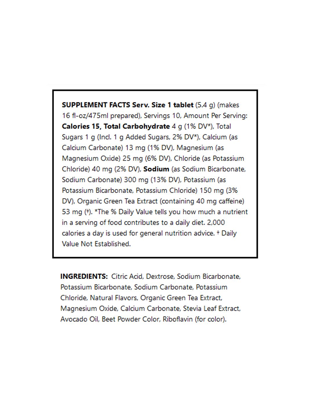 Suplemento Nuun Sport+ Mango Naranja 10 Porciones
