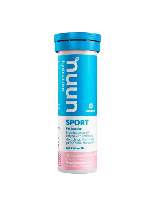 Suplemento Nuun Sport Limonada de Fresa 10 Porciones