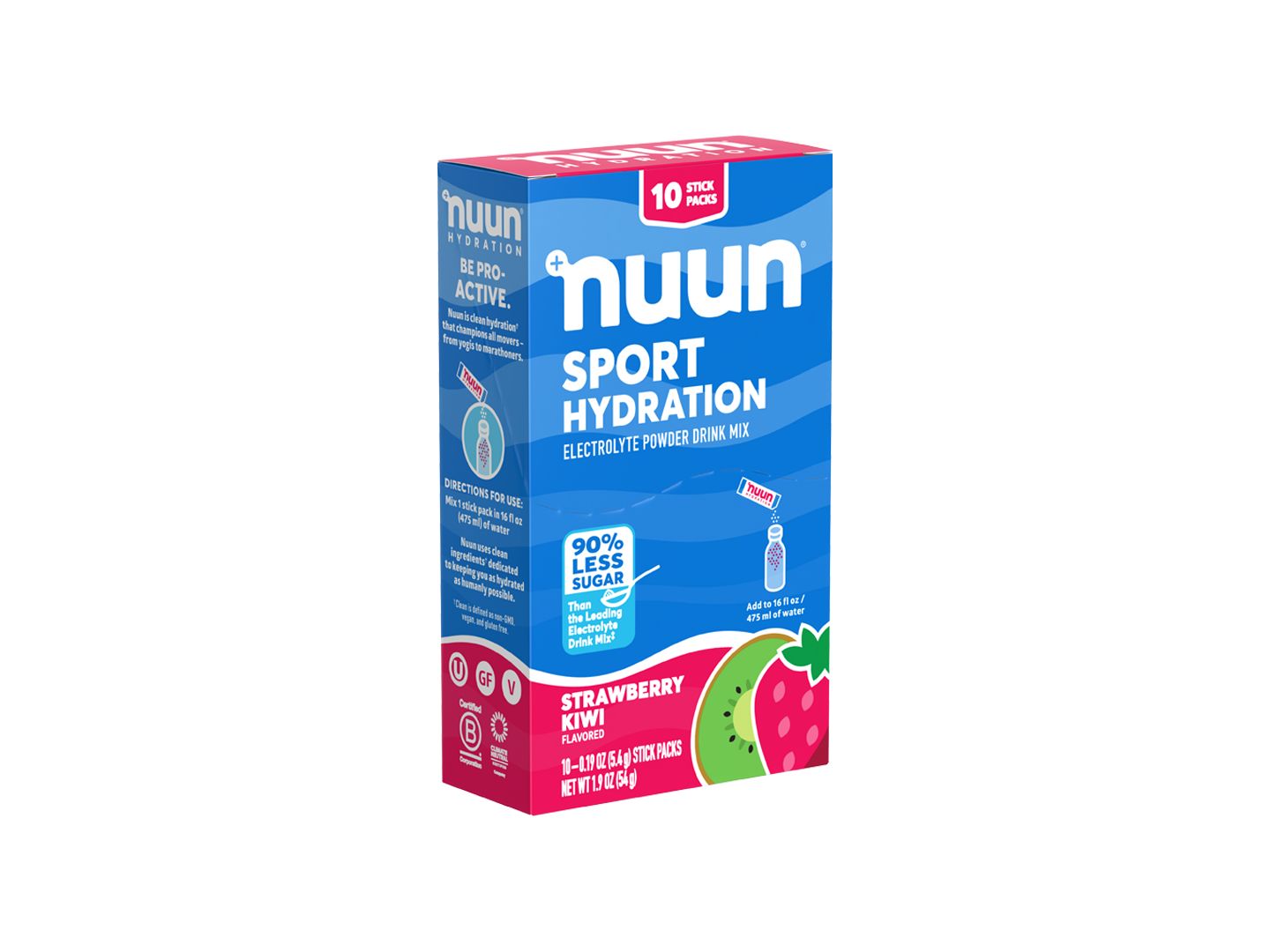 Nuun Sport Powder Strawberry Kiwi