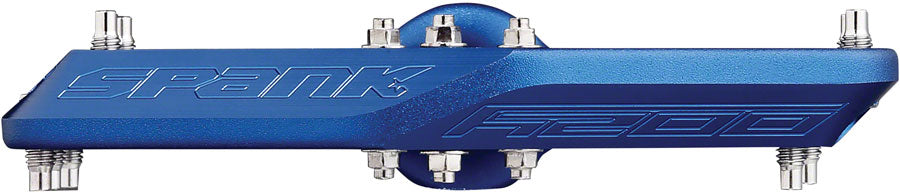 Pedales Spank Oozy - Plataforma de aluminio de 9/16&quot; azul
