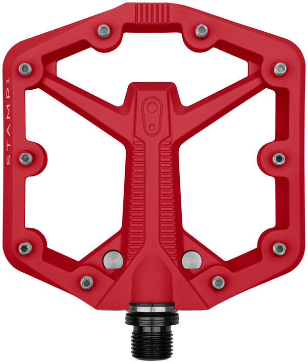 Pedales Crankbrothers Stamp 1 Gen 2 - Plataforma Composite 9/16" Rojo Pequeño