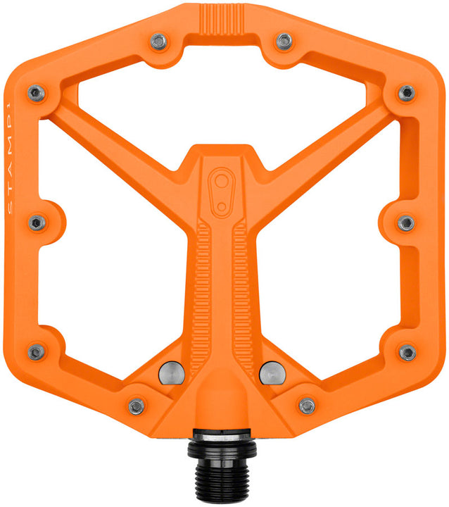 Pedales Crankbrothers Stamp 1 Gen 2 - Plataforma Composite 9/16" Naranja Grande