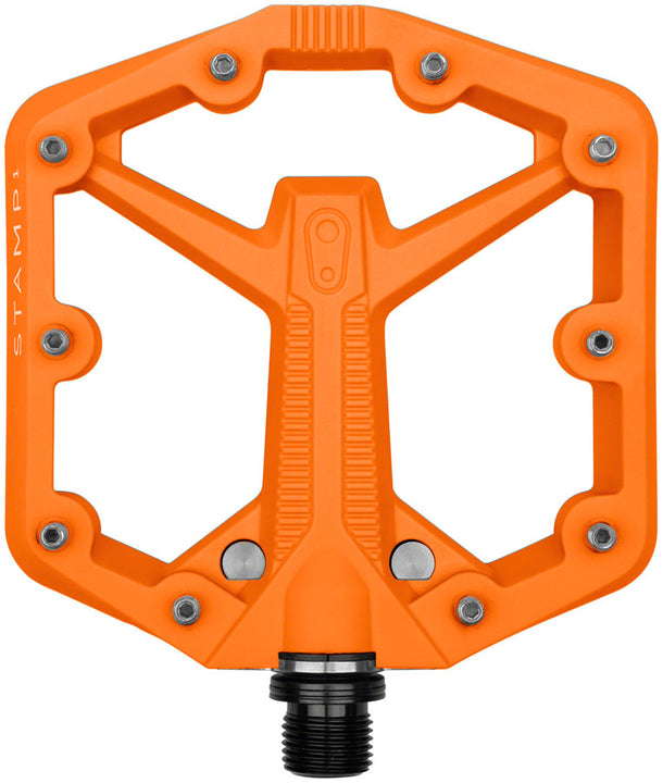 Pedales Crankbrothers Stamp 1 Gen 2 - Plataforma Composite 9/16" Naranja Pequeño