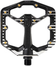 Pedales Crankbrothers Stamp 7 Fabio Wibmer Signature Edition - Plataforma de aluminio de 9/16" (negro, tamaño pequeño)