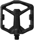 Pedales Crankbrothers Stamp 0 - Plataforma de aluminio de 9/16", color negro, tamaño pequeño