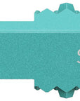 Crankbrothers Stamp 0 Pedals - Platform Aluminum 9/16" Turquoise Large