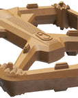 Crankbrothers Stamp 0 Pedals - Platform Aluminum 9/16" Brown Large