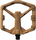Pedales Crankbrothers Stamp 0 - Plataforma de aluminio de 9/16" marrón grande