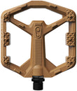 Pedales Crankbrothers Stamp 0 - Plataforma de aluminio de 9/16" marrón pequeño