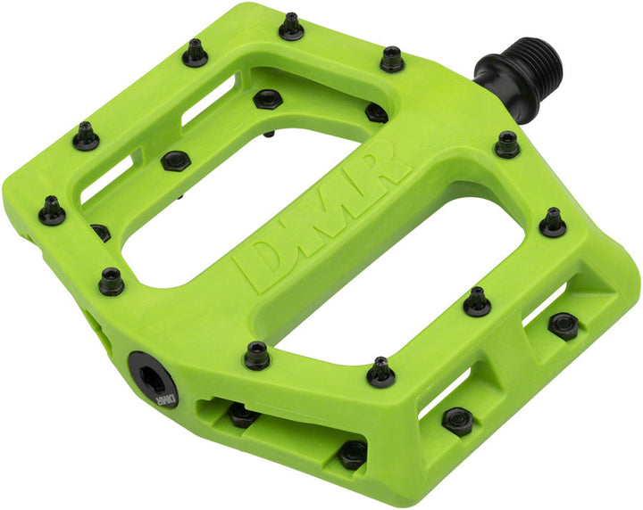 Pedales DMR V11 - Plataforma Composite 9/16" Verde