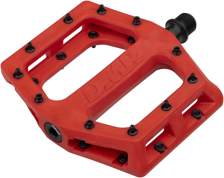 Pedales DMR V11 - Plataforma Composite 9/16" Rojo