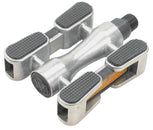 Pedales Dimension Cruiser - Plataforma de aluminio de 9/16" (plataforma plateada/negra)