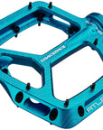 Pedales RaceFace Atlas - Plataforma de aluminio de 9/16" color turquesa