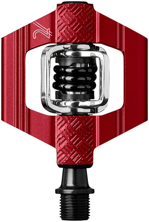 Pedales Crankbrothers Candy 2 - Doble Cara Automáticos de Aluminio 9/16" Rojos