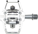 Pedales HT Components T2-SX - Plataforma de doble clip de aluminio de 9/16" plateados
