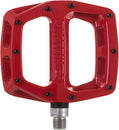 Pedales DMR V12 - Plataforma de aluminio de 9/16" en color rojo