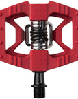 Pedales Crankbrothers Double Shot 1 - Plataforma automática de un solo lado, composite, 9/16", color rojo