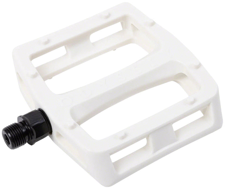 Pedales Odyssey Grandstand V2 para PC - Plataforma de composite/plástico, 9/16", color blanco