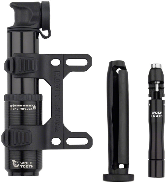 Bomba de engranajes Wolf Tooth con herramienta para cadena y tapón de neumático (40 cc)