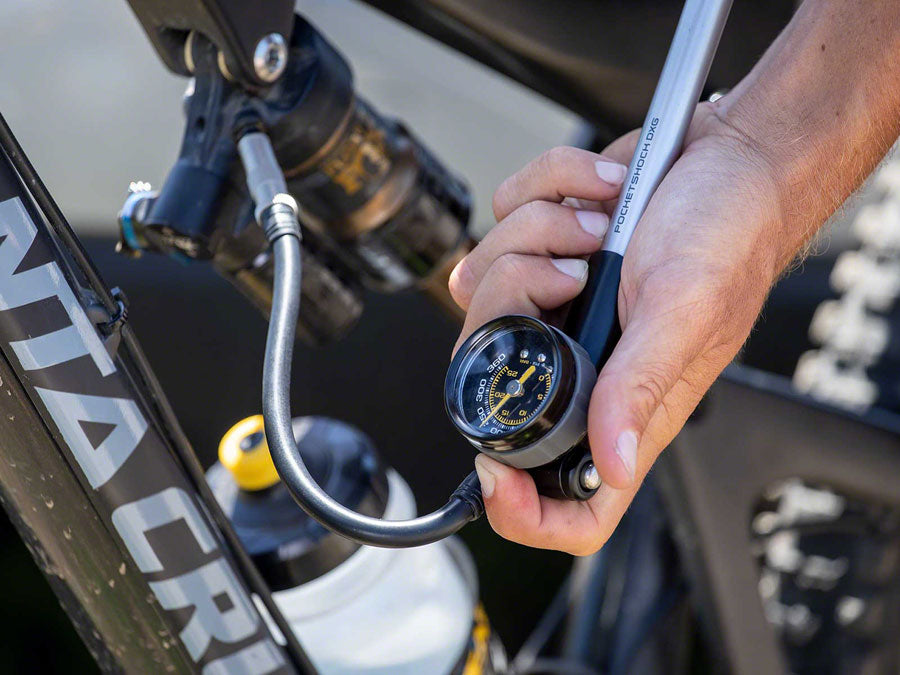 Bomba Topeak Pocketshock DXG XL - Plateada/Negra