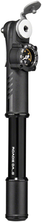 Minibomba Topeak Road DA G - 120 psi con manómetro, solo Presta, color negro