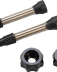 Problem Solvers Super P-Nut Tubeless Kit Valves included Set Black