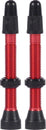WTB Aluminum TCS Tubeless Valves: 34mm Red Pair