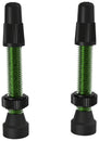 WTB Aluminum TCS Tubeless Valves: 46mm Green Pair