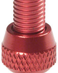 Stans Alloy Valve Stems - 55mm Pair Red
