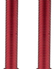 Stans Alloy Valve Stems - 55mm Pair Red