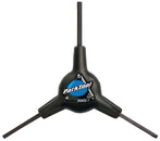 Llave de tres vías compatible con hexagonal/Torx Park Tool AWS-7C