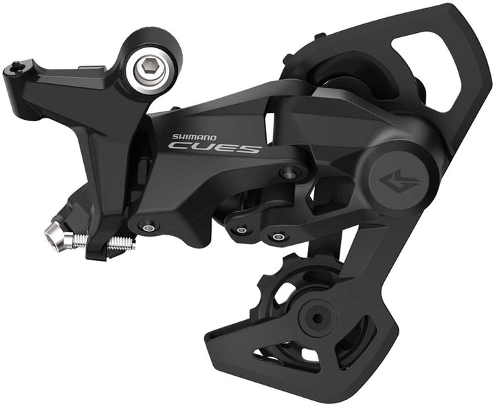 Desviador trasero Shimano CUES RD-U4010 - 9/10 velocidades, diseño Shadow, conexión directa, jaula corta, negro