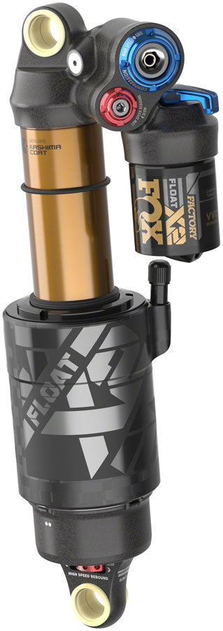 FOX FLOAT X2 Factory Rear Shock - Standard 8.5 x 2.5&quot; 2-Position Lever Kashima Coat