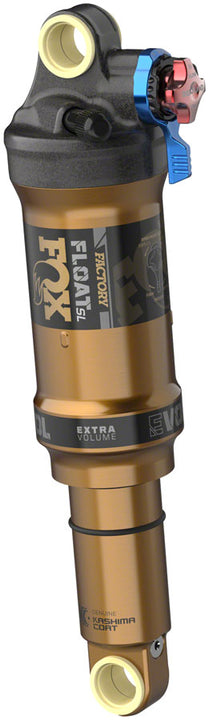 Amortiguador trasero FOX FLOAT SL Factory - Métrico 190 x 45 mm Palanca de 3 posiciones EVOL LV Kashima Coat