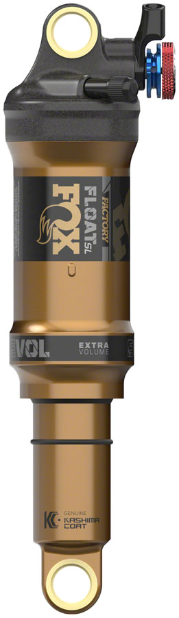 Amortiguador trasero FOX FLOAT SL Factory - Métrico 210 x 55 mm 3 posiciones de elevación remota EVOL SV Kashima Coat