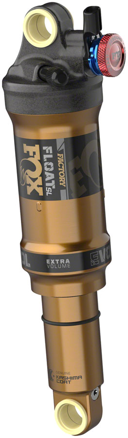 Amortiguador trasero FOX FLOAT SL Factory - Métrico 210 x 55 mm 3 posiciones de elevación remota EVOL SV Kashima Coat