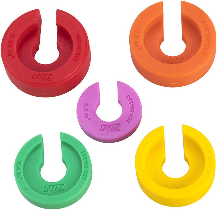 Espaciadores de volumen FOX - Kit surtido de eje de 9 mm para flotadores CTD/DPS 2013+