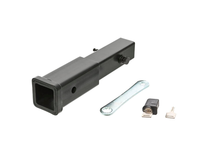 Extensión de enganche RockyMounts de 8" y 2" con bloqueo, color negro
