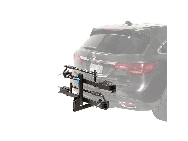 Portabicicletas de enganche de plataforma MonoRail de RockyMounts para 2 bicicletas