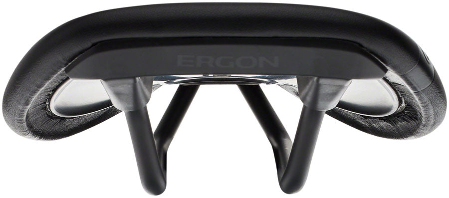 Sillín Ergon SR Pro - TiNox Negro para mujer, talla pequeña/mediana
