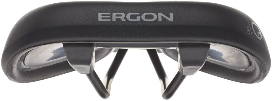 Sillín Ergon ST Gel - Negro cromoly para hombre, talla M/L