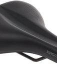 Sillín Ergon ST Gel - Negro cromoly para hombre, talla M/L
