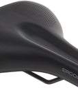 Sillín Ergon ST Gel - Negro cromoly para mujer, talla M/L
