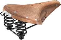 Brooks B67 Saddle - Steel Dark Tan Softened Short