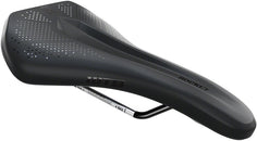 Sillín WTB Rocket - Acero inoxidable negro, forma de fusión mediana